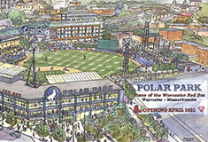 Ostrow Electric and IBEW Local 96 underway at Worcester Red Sox Polar Park